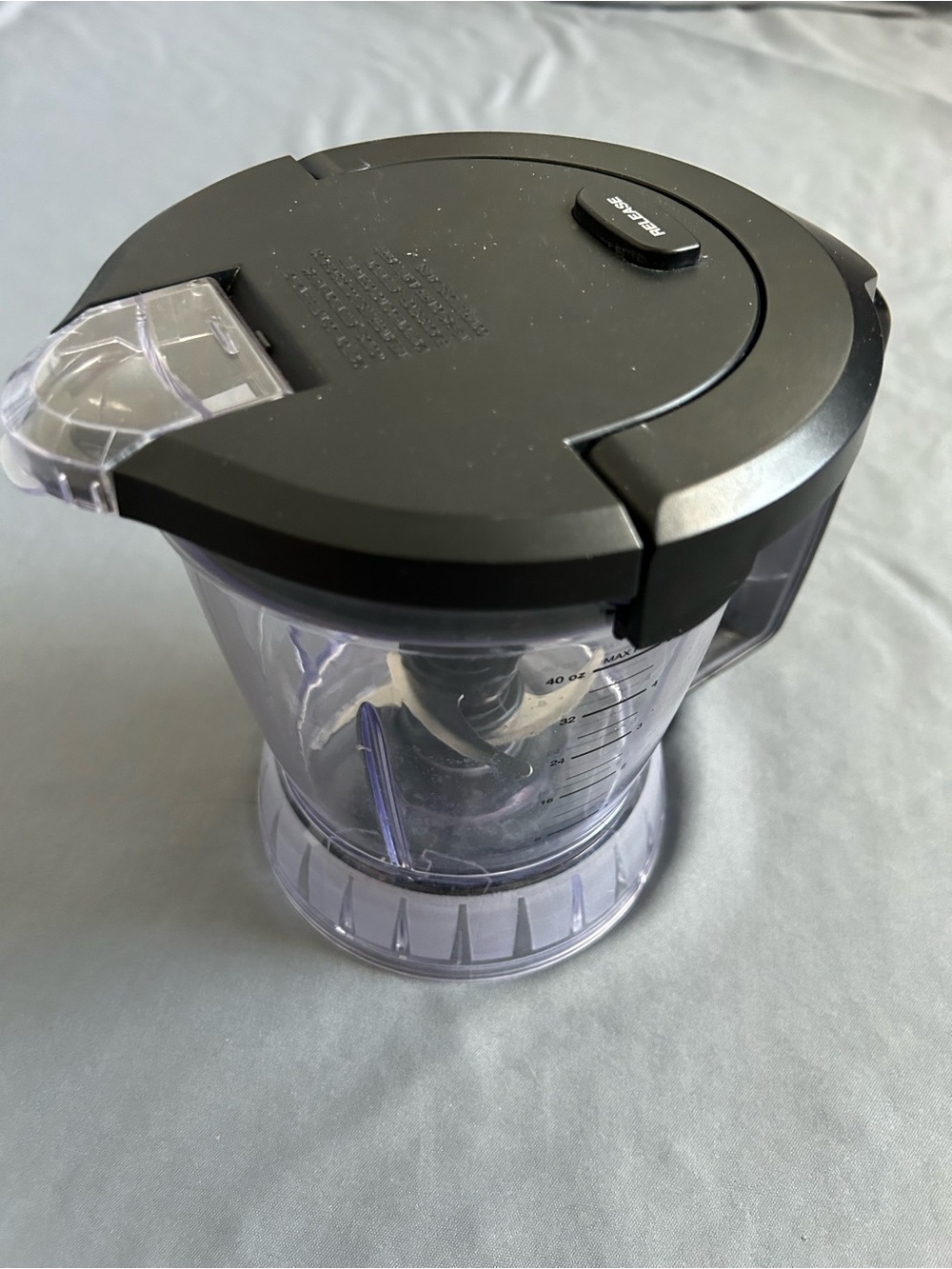Ninja 40 oz Food Processor replacement Bowl With Blade Lid 5 Cup Pre-owned